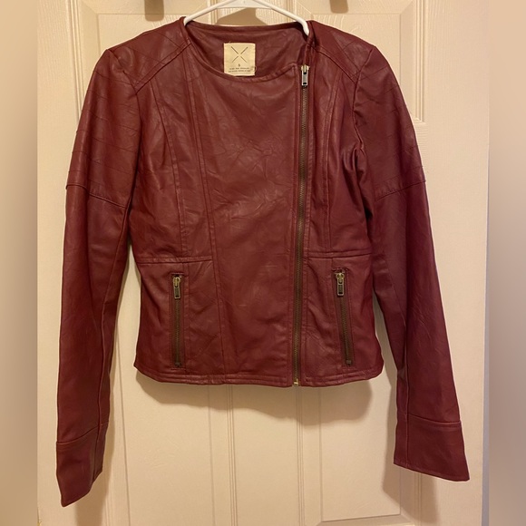 UO Pins and Needles Faux Leather Jacket Size small - Picture 2 of 9